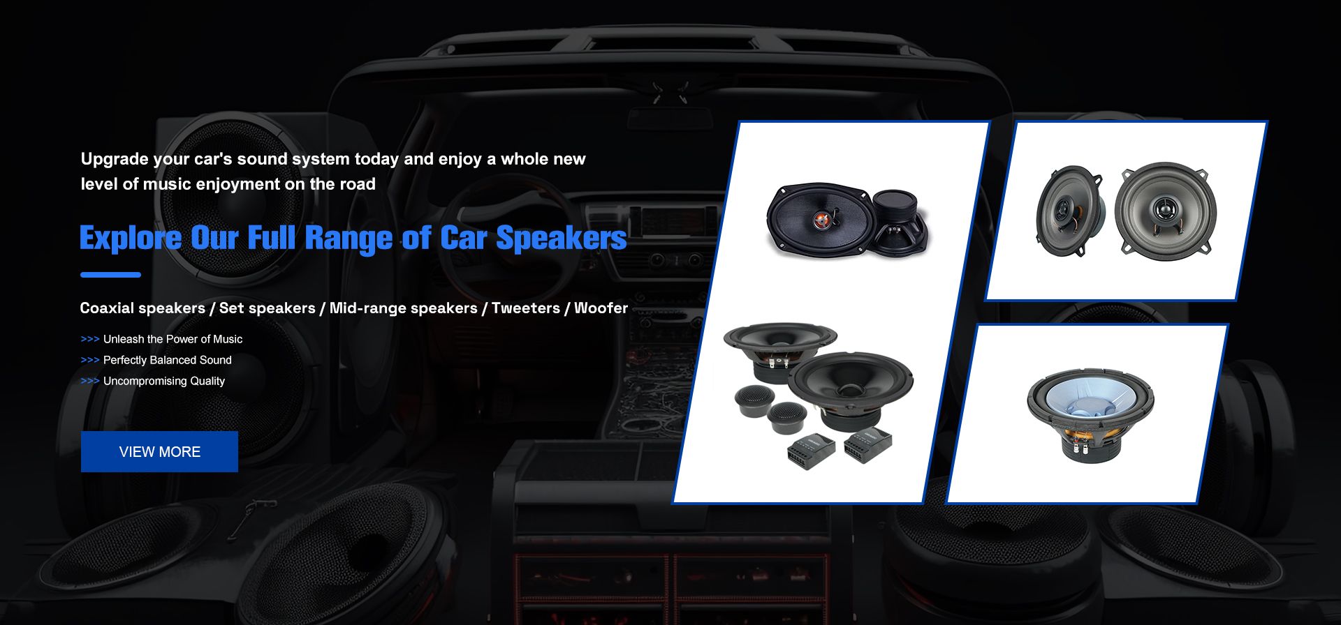 Explore Our Full Range of Car Speakers