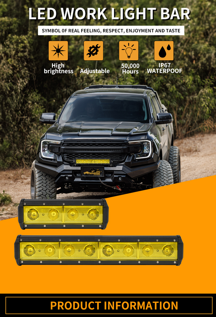 LB-C-003 Yellow LED Light Bar